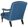 Devona Arm Chair - Steel Blue