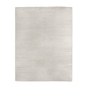 Exquisite Rugs High Low Modern Classic Channel Pattern Platinum Rug - 14' x 18'