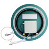 Costway 20'' LED Mirror Illuminated Light Wall Mount Bathroom Touch Button
