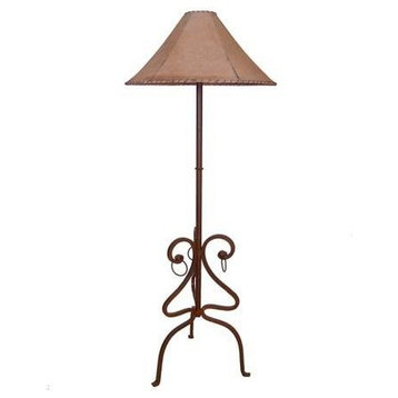 51.5" Floor Lamp with Coiled Legs