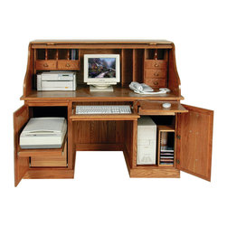 roll top computer desk - Home Office Furniture