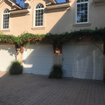 Pink Garage Landscape Details