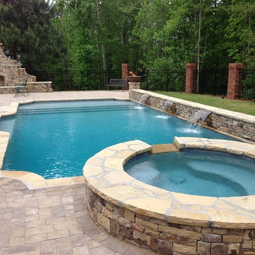 Traditional Style Pool Loaded with Extras!