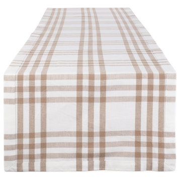 Stone Farm To Table Check Table Runner 14X72