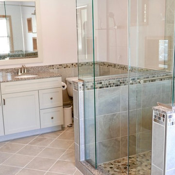 Modern luxury bathroom. Photo by Blue Door Communications