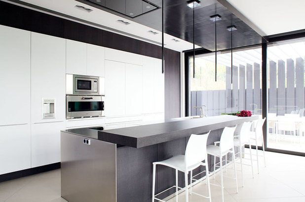 Cocina de la semana: Elegancia en blanco y negro