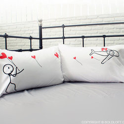 No Matter the Miles Couple Pillowcases - Pillowcases And Shams