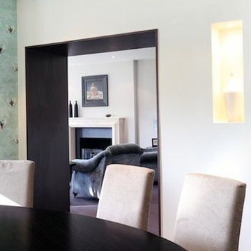 Dining room through to living room