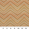 Orange Taupe And Beige Chevron Indoor Outdoor Upholstery Fabric By The Yard