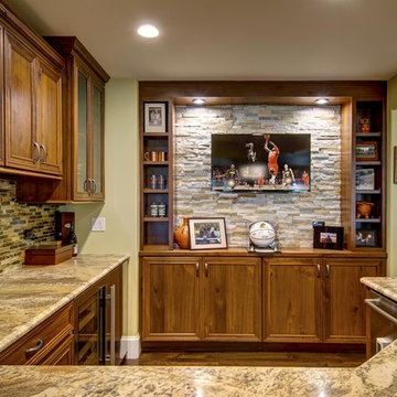 Basement Bar TV Counter