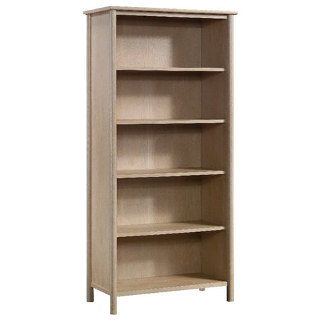 Sauder Whitaker Point Engineered Wood 5-Shelf Bookcase in Natural Maple Finish