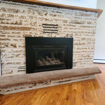 Fireplaces with German Smear