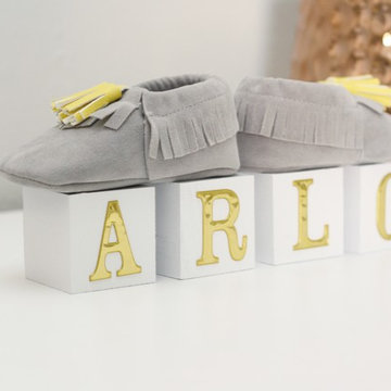 Southwestern Moder Baby Boy's Room