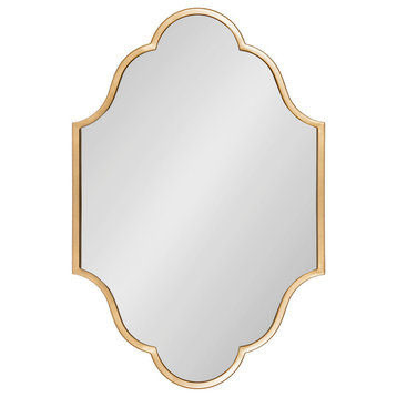Rowla Framed Wall Mirror, Gold 20x30