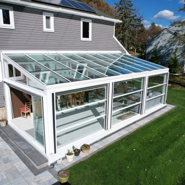Custom Modern Sunroom – More Glass, Less Frame Concept | Montville, NJ