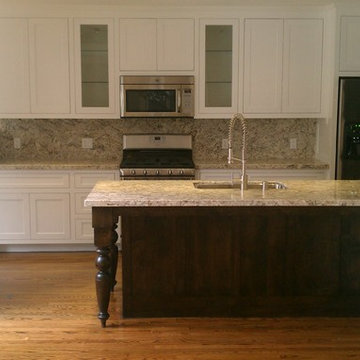 Custom made Kitchen island...check out the legs