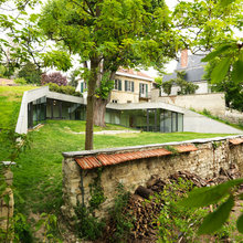 intégration paysage/maison enterrées