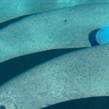 New Cathedral City Pool/Spa with Water Features & Fiber Optic Lighting