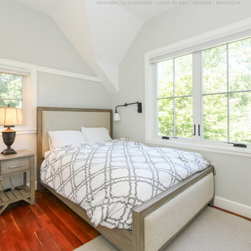 Pretty Bedroom with New Casement Windows - Renewal by Andersen Long Island & She