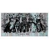 Ready2HangArt 'Wonder Cats' Wrapped Canvas Animal Wall Art, 12"x24"