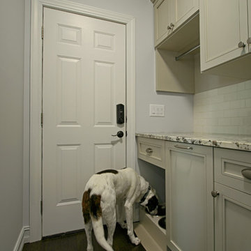 Cerused Oak & Painted Cabinets