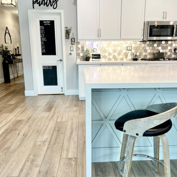 Hex Loving Transitional Kitchen Remodel