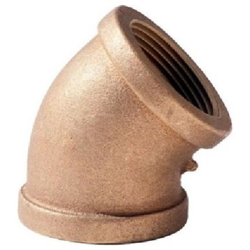 Everflow Supplies  1-1/2" Brass 45 Degrees Elbow With Female Threaded Fittings
