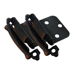 Cosmas - Cosmas 17329-ORB Oil Rubbed Bronze Variable Overlay Cabinet Hinge [2 PACK] - Hinges