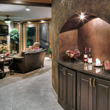 Tuscany Inspired Family Room