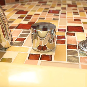 Earth Tone Bathroom
