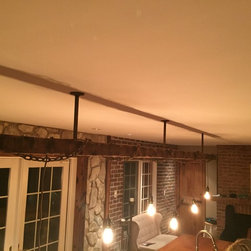Oversized Barn Style Island Light Fixture - Pendant Lighting