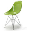 Kardiel 1948 Eiffel Base Molded ABS Chair, Lime Green / Metal Legs