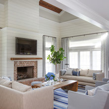 Shiplap Trimmed Out With Vaulted Ceilings