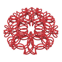Matt Grote - 3D Printed Wire Flower Coaster - Coasters