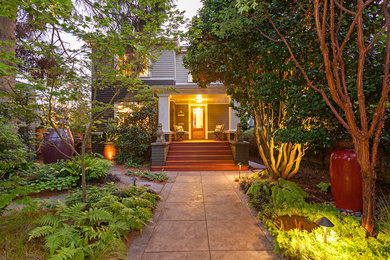 Inspiration for a craftsman exterior home remodel