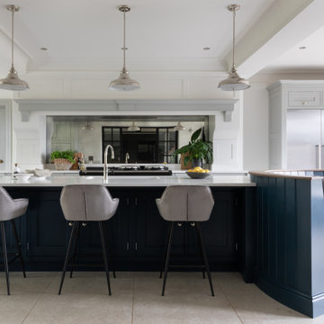 Altrincham County House Kitchen - Bespoke Shaker Kitchen, Hand-crafted Kitchen