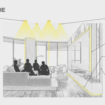 Lighting Desing and Low voltage design for Luxury condo at South Point