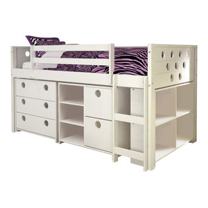 donco kids low study loft bed