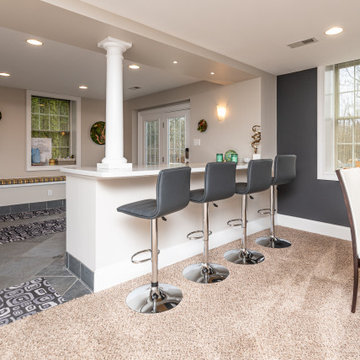Luxury Finished Basement Remodel | Buckingham, PA