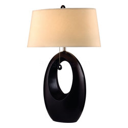 Portal Dark Brown Table Lamp - Table Lamps
