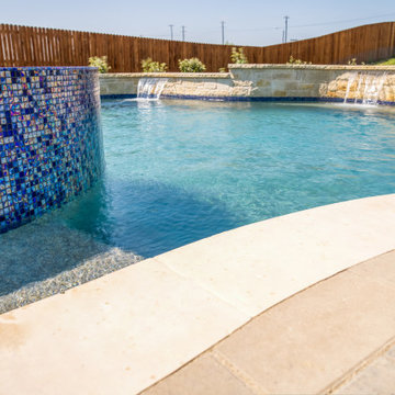 Custom Creations, Aledo Ridge Court Crystal Stone Midnight Blue Regular