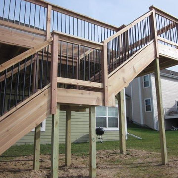 Oconomowoc New Deck Construction with lake view