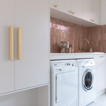 Contemporary Laundry Renovation with Pet Station | Perth