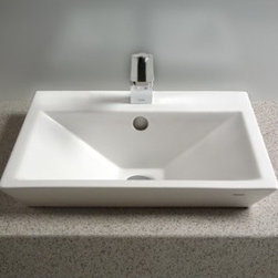 Toto Kiwami Renesse Design II Vessel Lavatory ADA with SanaGloss LT172G - Bathroom Sinks