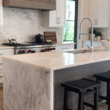 Iceberg Quartzite Countertops and backsplashes