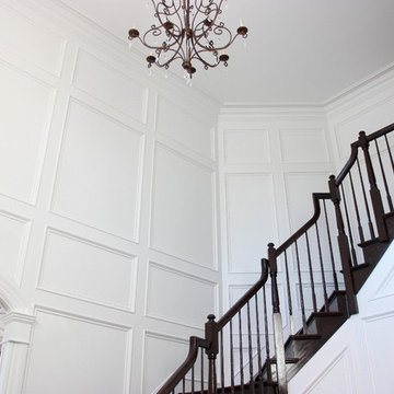 Wainscot, raised panels and designer wall trim