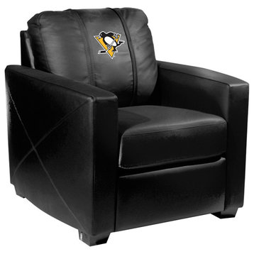 Pittsburgh Penguins Stationary Club Chair Commercial Grade Fabric