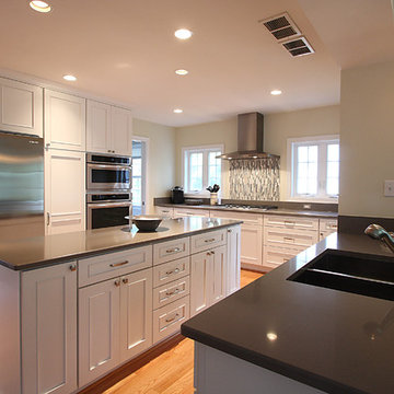 White Kitchen Stainless Steel Appliances