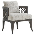 Lexington - Gatewick Chair - The Gatewick chair features pierced transitional fretwork on a barrel-back design.