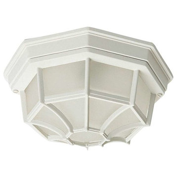 Maxim Lighting Crown Hill 2-Light Outdoor Ceiling Mount White - 1020WT